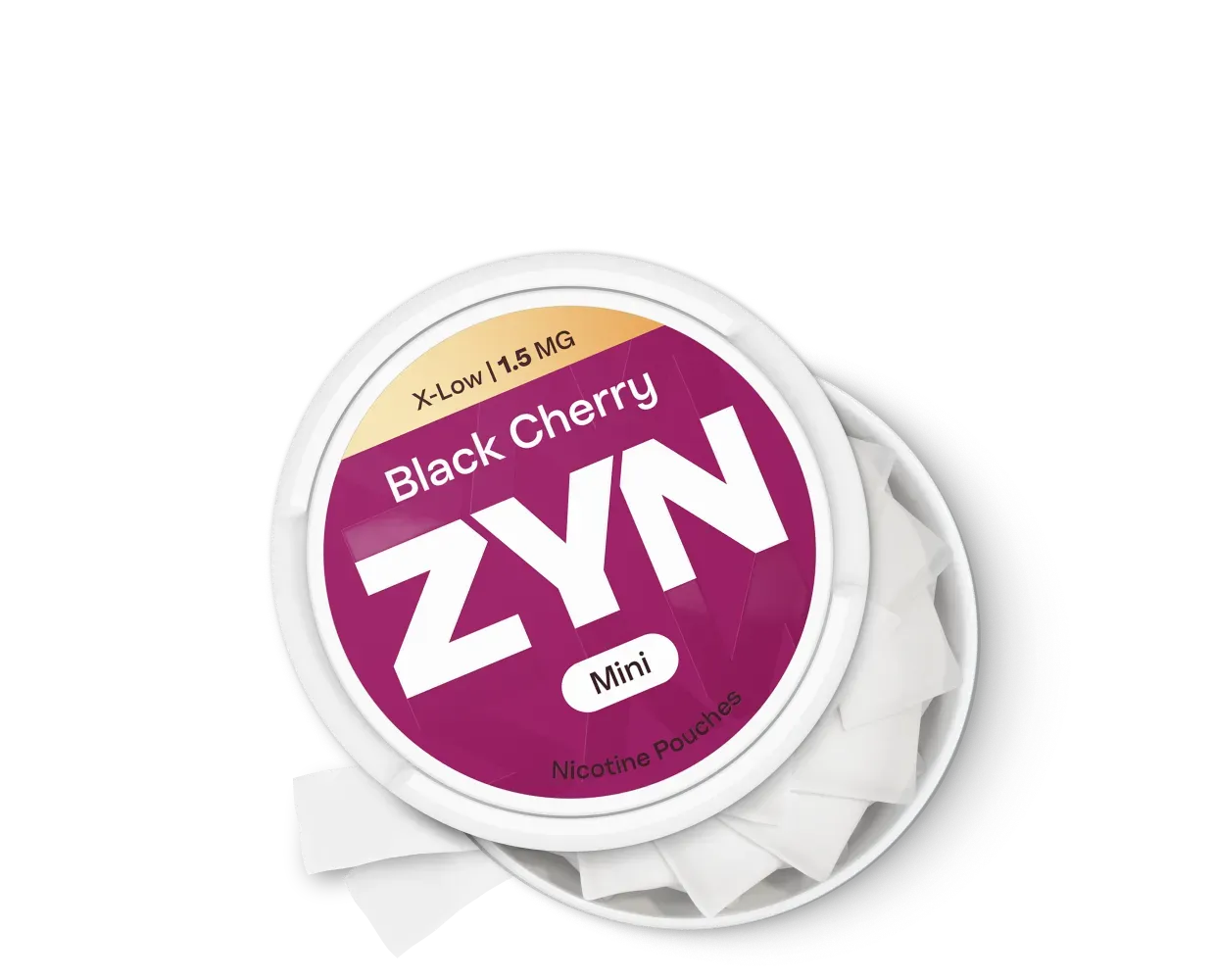 Нікотинові паучі ZYN Black Cherry Mini Dry - 1,5 мг | ZYN.UA