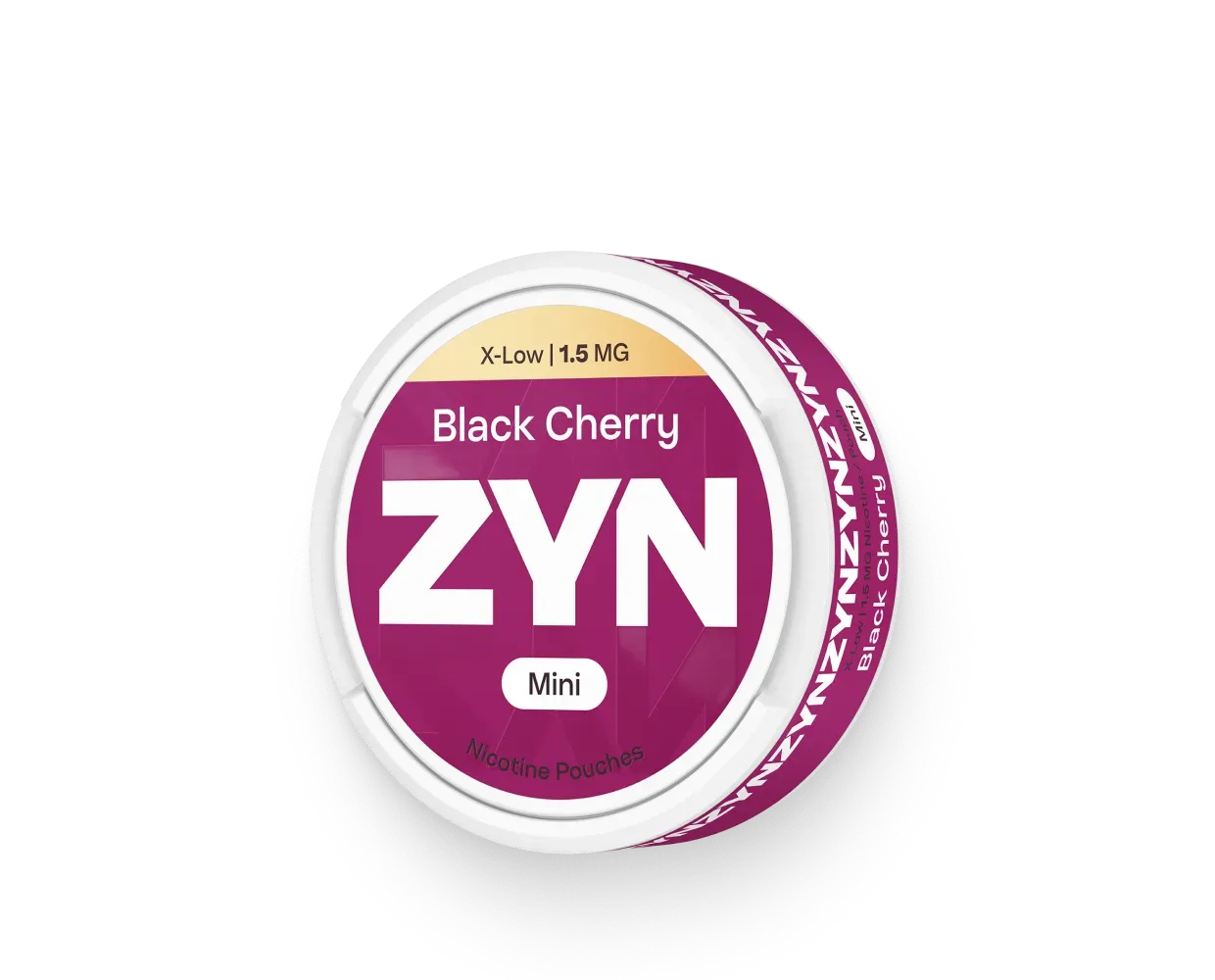 Нікотинові паучі ZYN Black Cherry Mini Dry - 1,5 мг | ZYN.UA